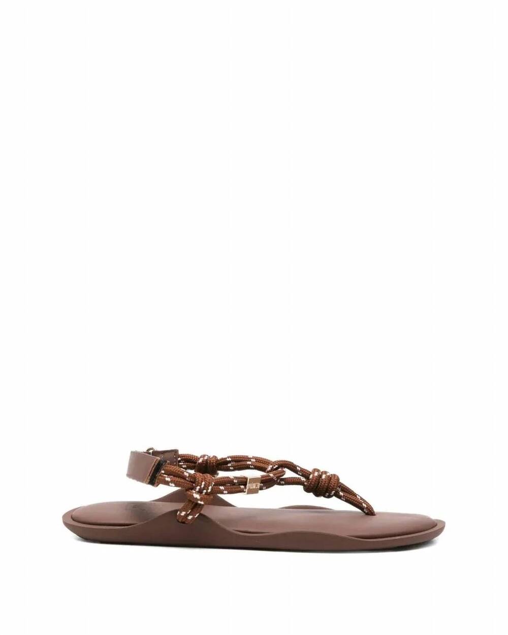 NEW FLOWZE women's fló monocolor rope sandals in brown